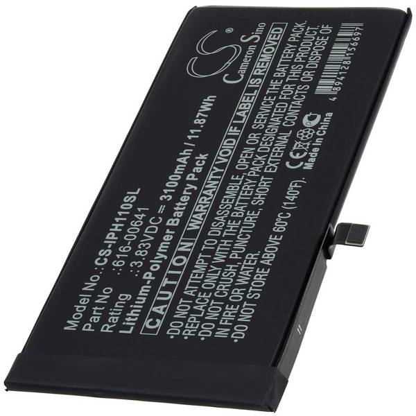 Akku kompatibel mit Apple iPhone 11, 3,83V, Li-Polymer