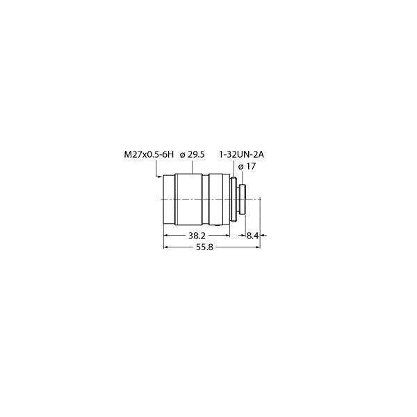 Turck C-Mount Objektiv LCF08LEVMP-0