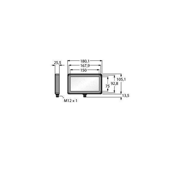 Turck Hintergundleuchte LEDRB75X150PW2-XQ-0