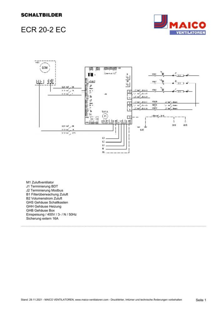 Maico Compaktbox ECR 20-2 EC-1