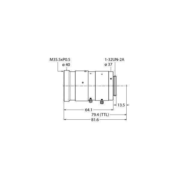 Turck C-Mount Objektiv LCF75LEVMP