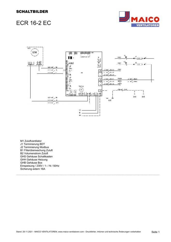 Maico Compaktbox ECR 16-2 EC-1