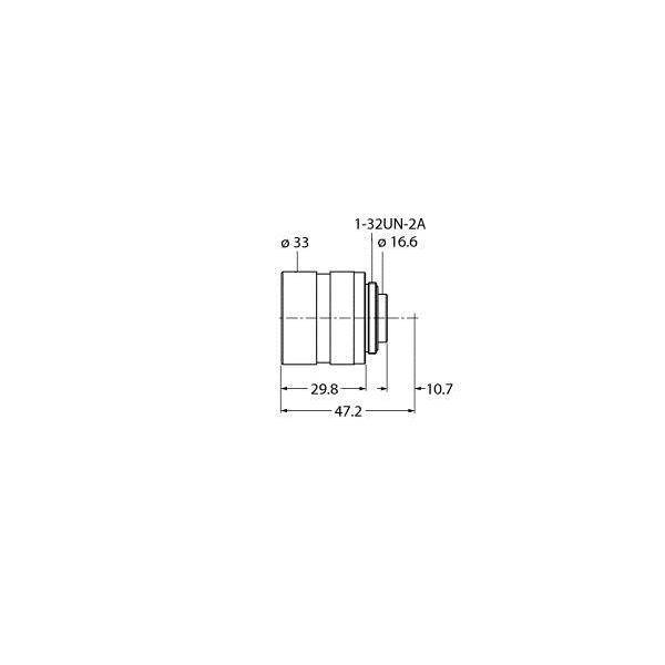 Turck C-Mount Objektiv LCF35LEVMP-0
