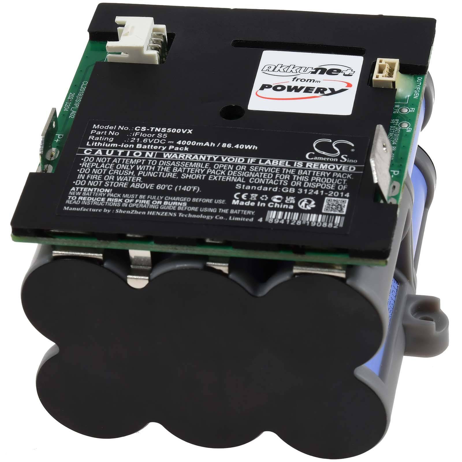 Akku für Tineco iFloor S5 Nass- und Trockensauger, 21,6V, Li-Ion-0