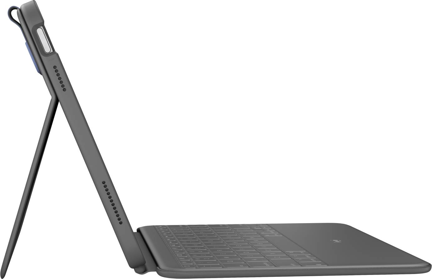 Logitech Rugged Folio - Tastatur und Foliohülle - Apple Smart connector - QWERTY - GB - Graphite - f-2