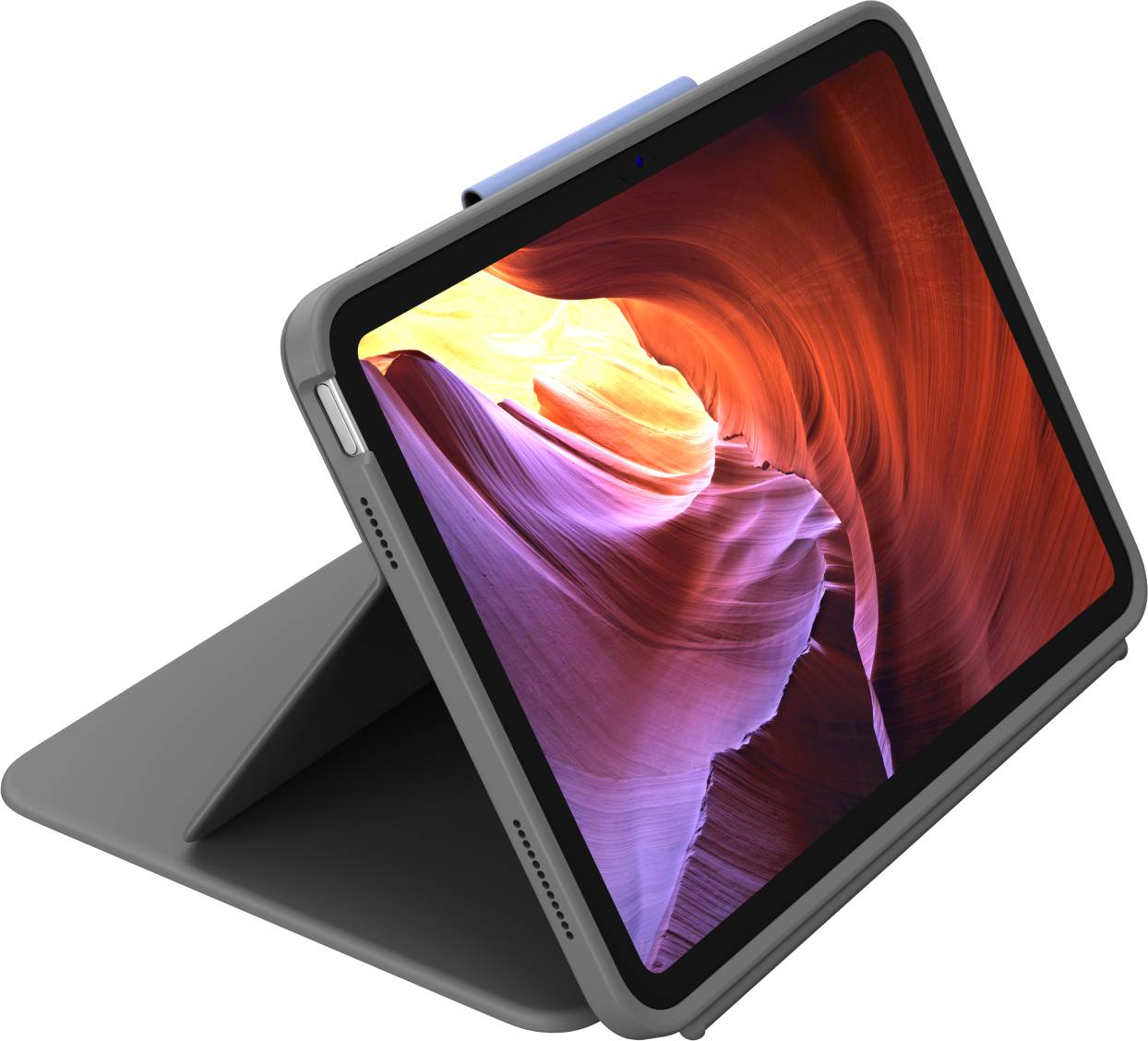 Logitech Rugged Folio - Tastatur und Foliohülle - Apple Smart connector - QWERTY - GB - Graphite - f-4