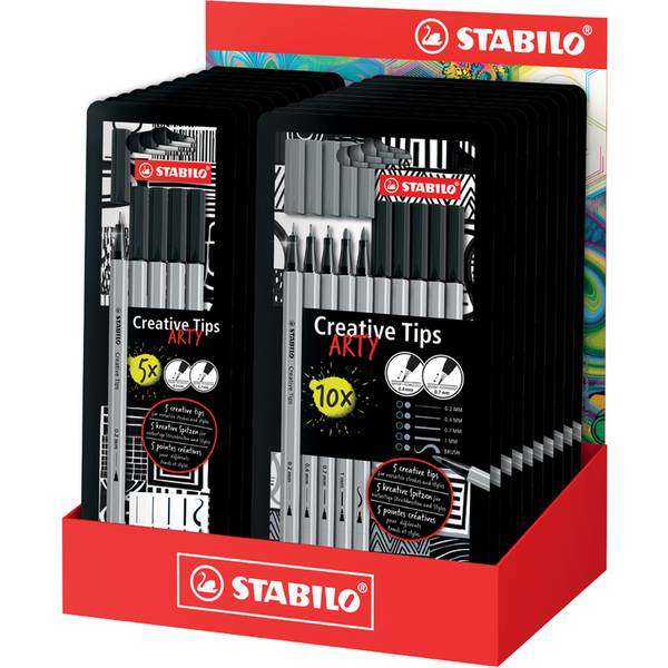 Thekendisplay ARTY Creative Tips, 20 Stück STABILO 89/24-0