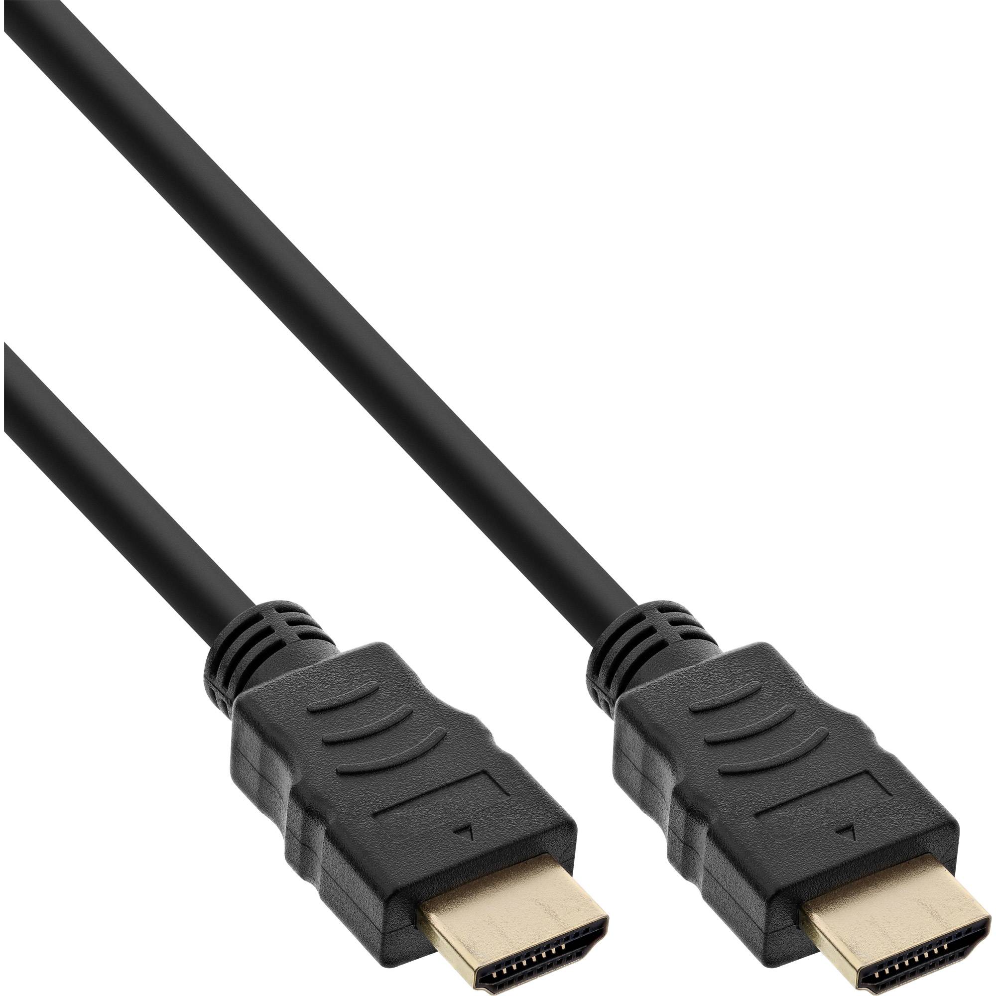 InLine® HDMI-High Speed Kabel mit Ethernet, Premium, 4K2K, ST/ST, schwarz, 0,3m-0