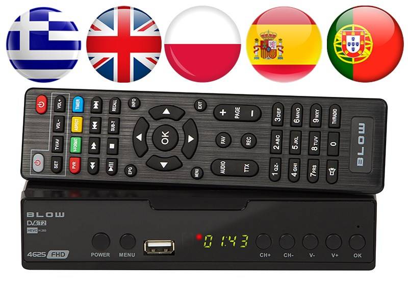 DECODER TUNER DVB-T2 4625FHD H.265 V2-0