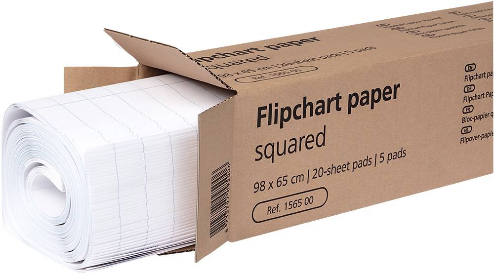 LEGAMASTER 155005602 Legamaster Flipchartpapie r 7-156500 98x65cm 20Bl. kariert-1