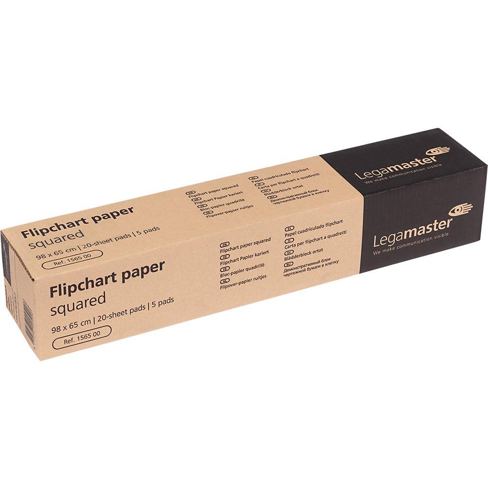 LEGAMASTER 155005602 Legamaster Flipchartpapie r 7-156500 98x65cm 20Bl. kariert-3