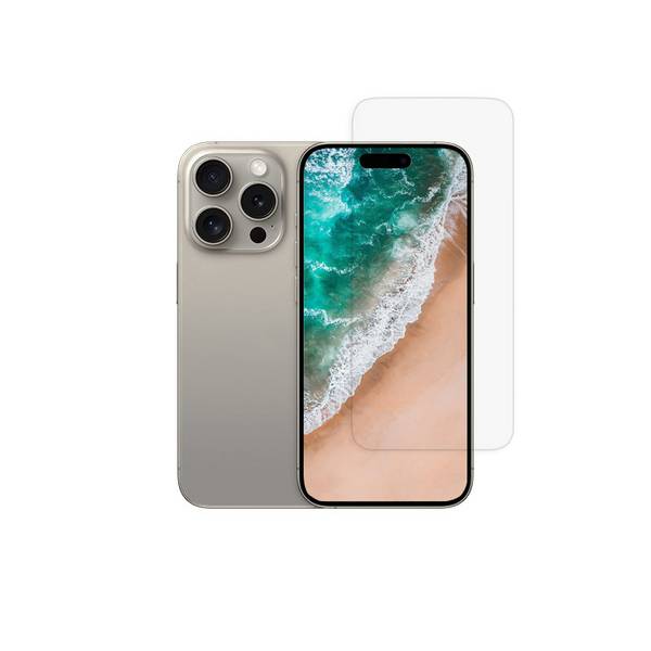 2x Schutzglas für Apple iPhone 15 Pro / 15 Panzerglas-Displayschutz Schutzfolie