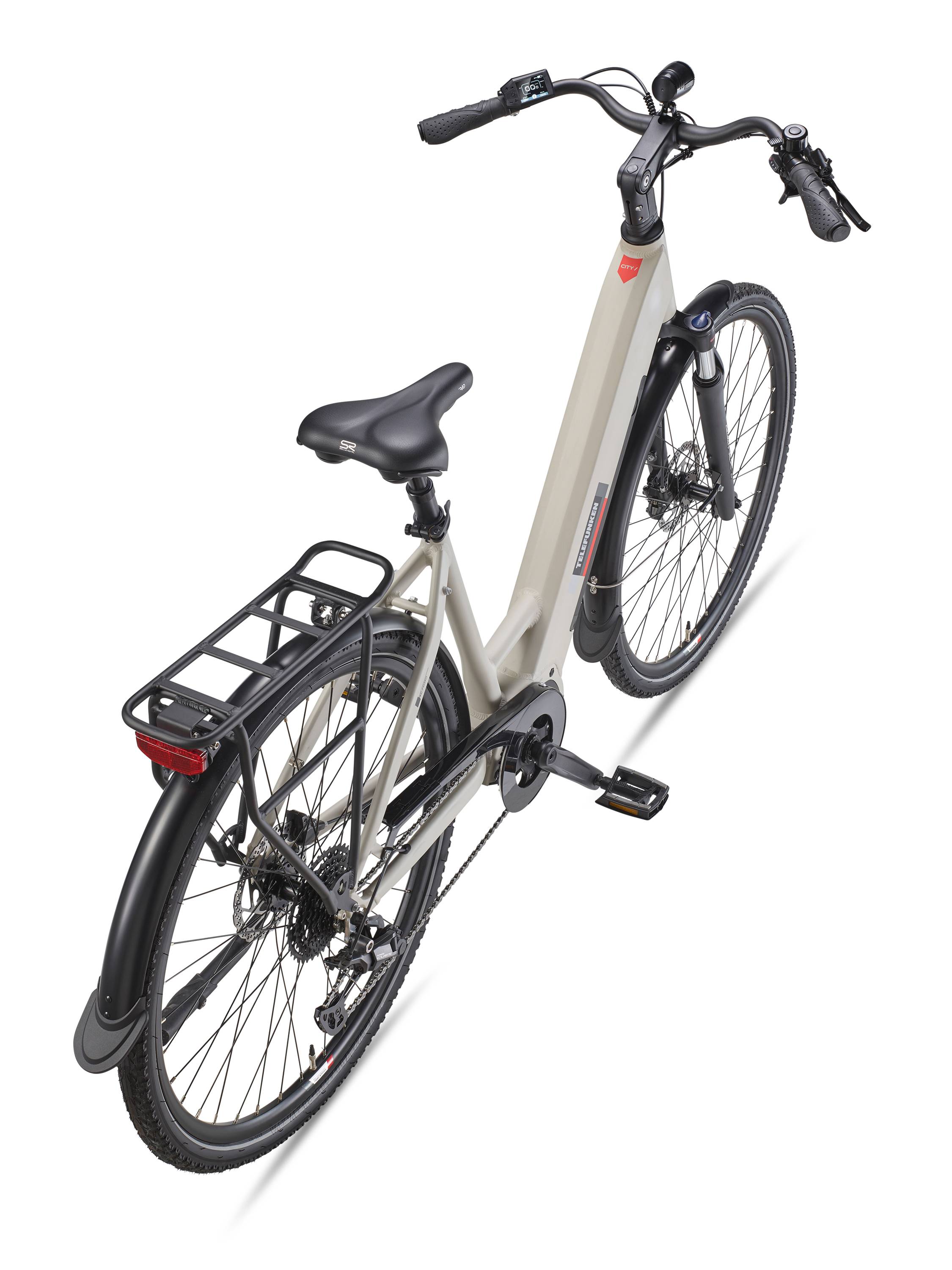Telefunken City E-Bike | Elektrofahrrad 28 Zoll | Mittelmotor 250 W | 10-Gang Kettenschaltung | 705,6 Wh Akku | Pedelec-2