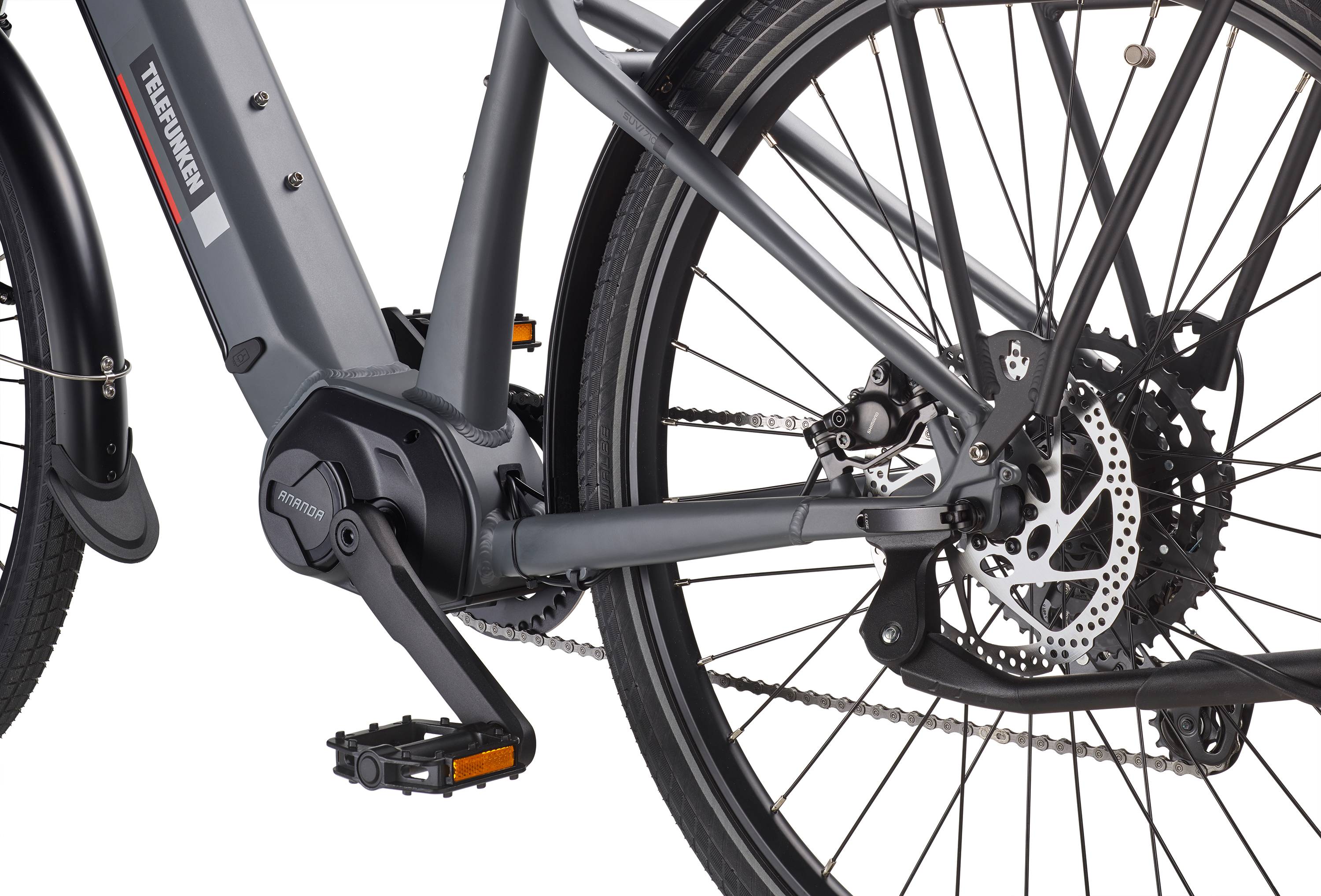 Telefunken City SUV E-Bike | Elektrofahrrad 27,5 Zoll | Mittelmotor | 9-Gang Kettenschaltung | 720 Wh Akku-4