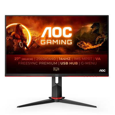 AOC LED-Display Q27G2U/BK - 68.6 cm (27") - 2560 x 1440 QHD