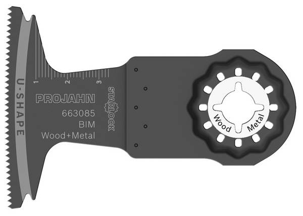 Projahn Tauchsägeblatt für Holz und Metall - Aufnahme Starlock - U-Shape 65 x 40mm - 1 Stück
