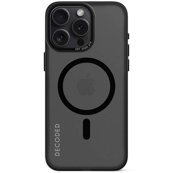 Decoded D24IPO15PMBCT2FK, Cover, Apple, iPhone 15 Pro Max, 17 cm (6.7"), Schwarz, Transparent