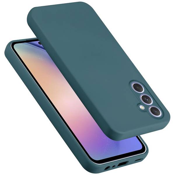 Cadorabo Schutzhülle für Samsung Galaxy A54 5G Hülle in Grün Handyhülle Case Cover TPU Etui