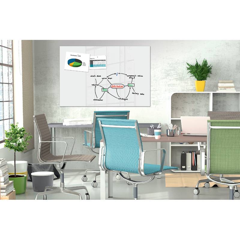 Be!Board Glas-Magnettafel, (B)1.500 x (H)1.000 mm, weiß-0