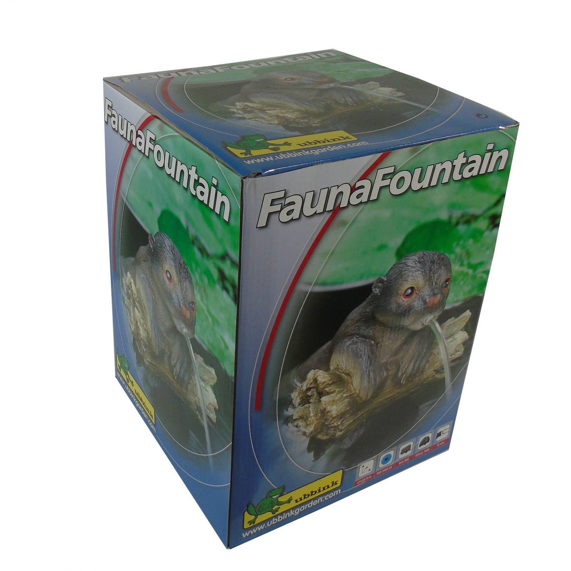 Ubbink schwimmende Spray -Figur Otter am Baumstamm-2