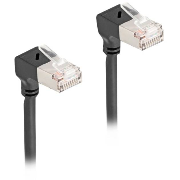 Delock Netzwerkkabel - RJ-45 (M) nach unten abgewinkelt zu RJ-45 (M)-0