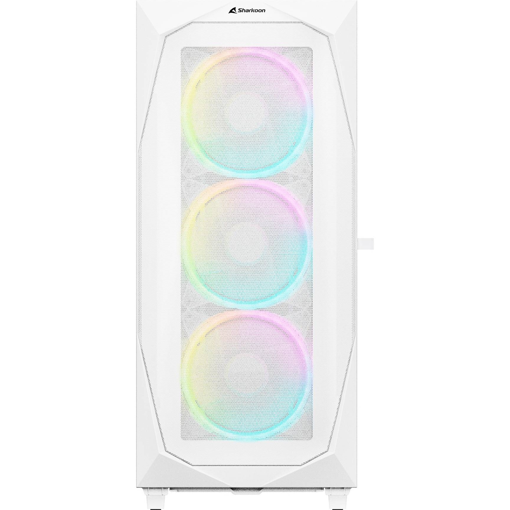 SHARKOON - Gehäuse REV300 ATX/E-ATX 2xGlas weiß - Tower - ATX-1