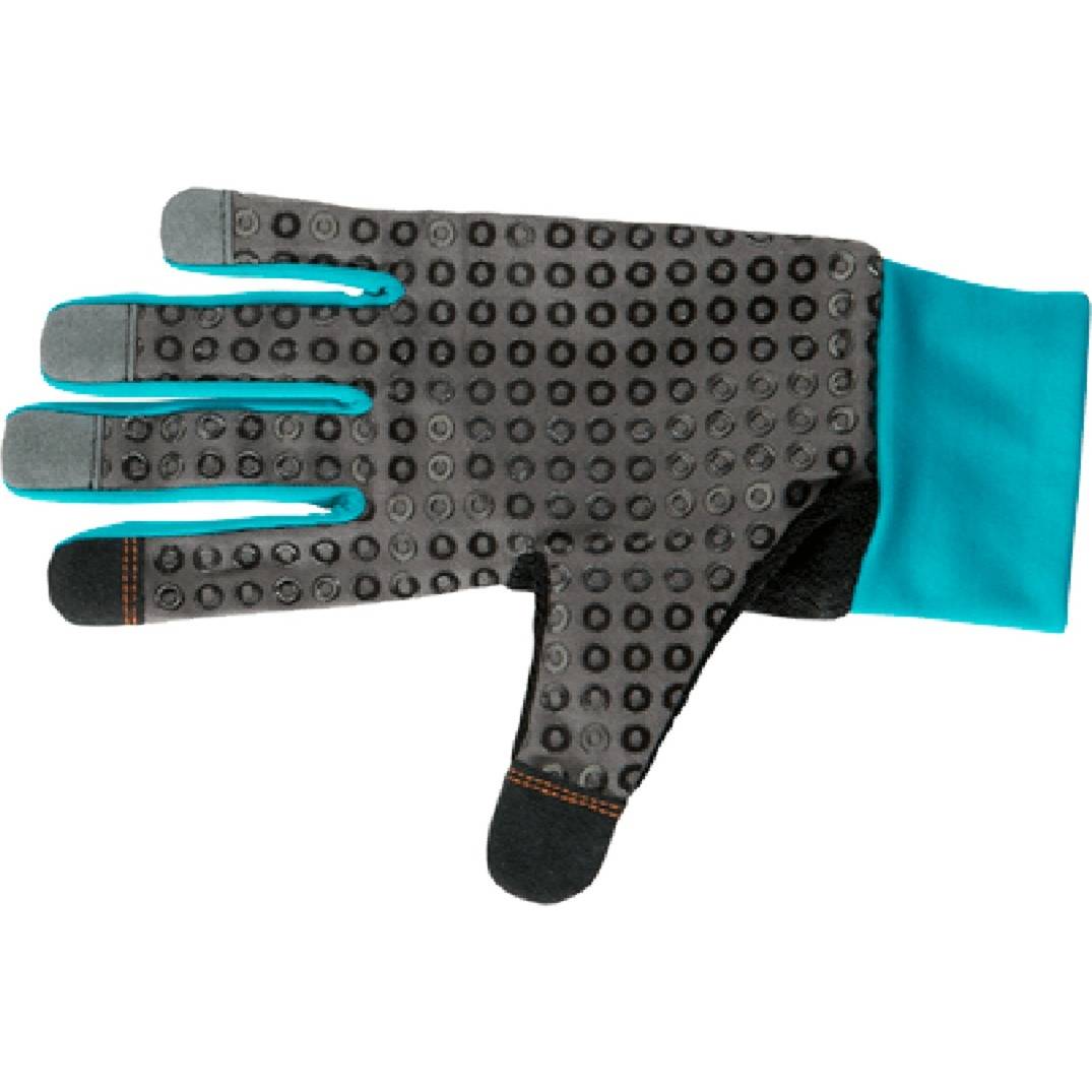 Gardena 11500-20, Gartenhandschuhe, Schwarz, Blau, Grau, S, Baumwolle, Elastan, Nylon, Polyester, Polyurethan, % Polyest-1