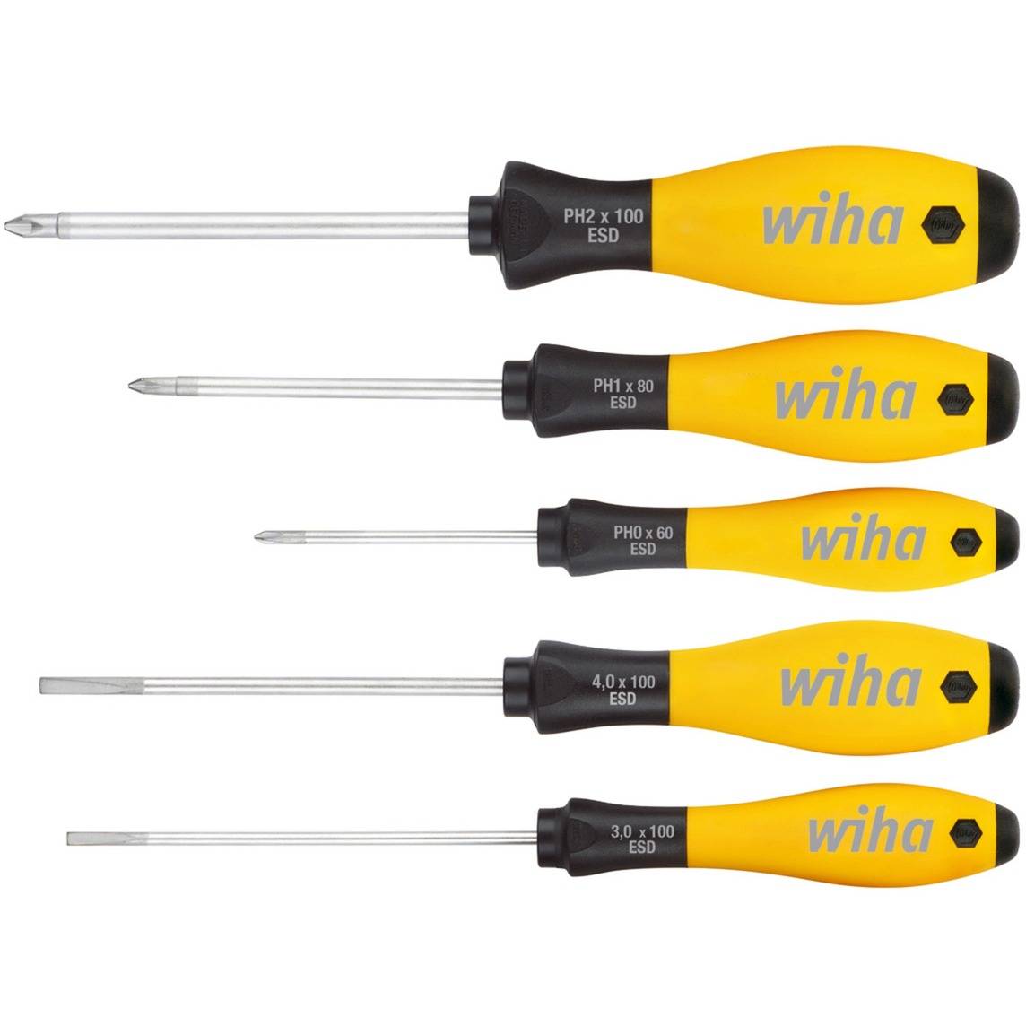 Wiha Schraubendreher-Set SoftFinish ESD-0