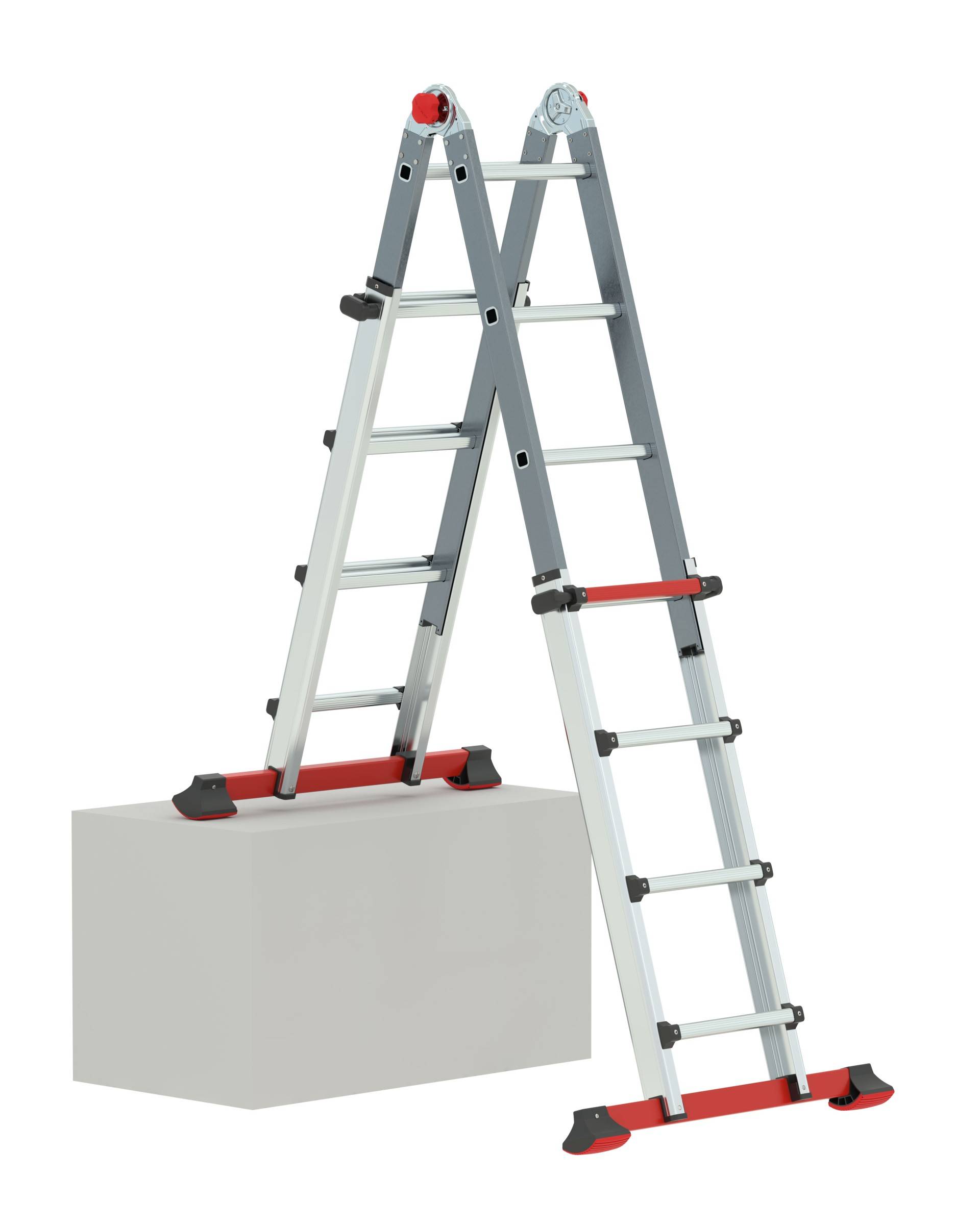 Altrex Varitrex Tele Pro Vielzweckleiter 4x4 Sprossen-1