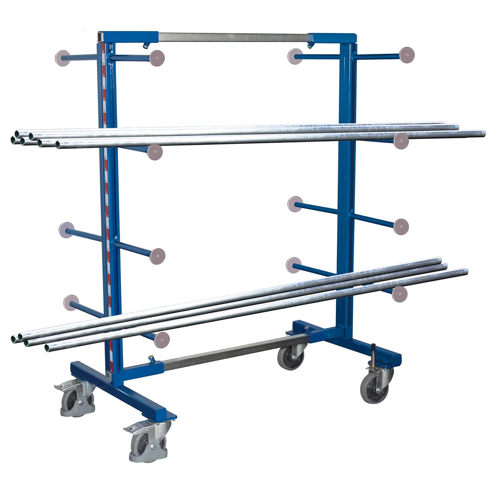 VARIOfit SW-160.007 Tragarmwagen Feststeller Stahl pulverbeschichtet Traglast (max.): 400 kg Bereifung=Vollgummi-3