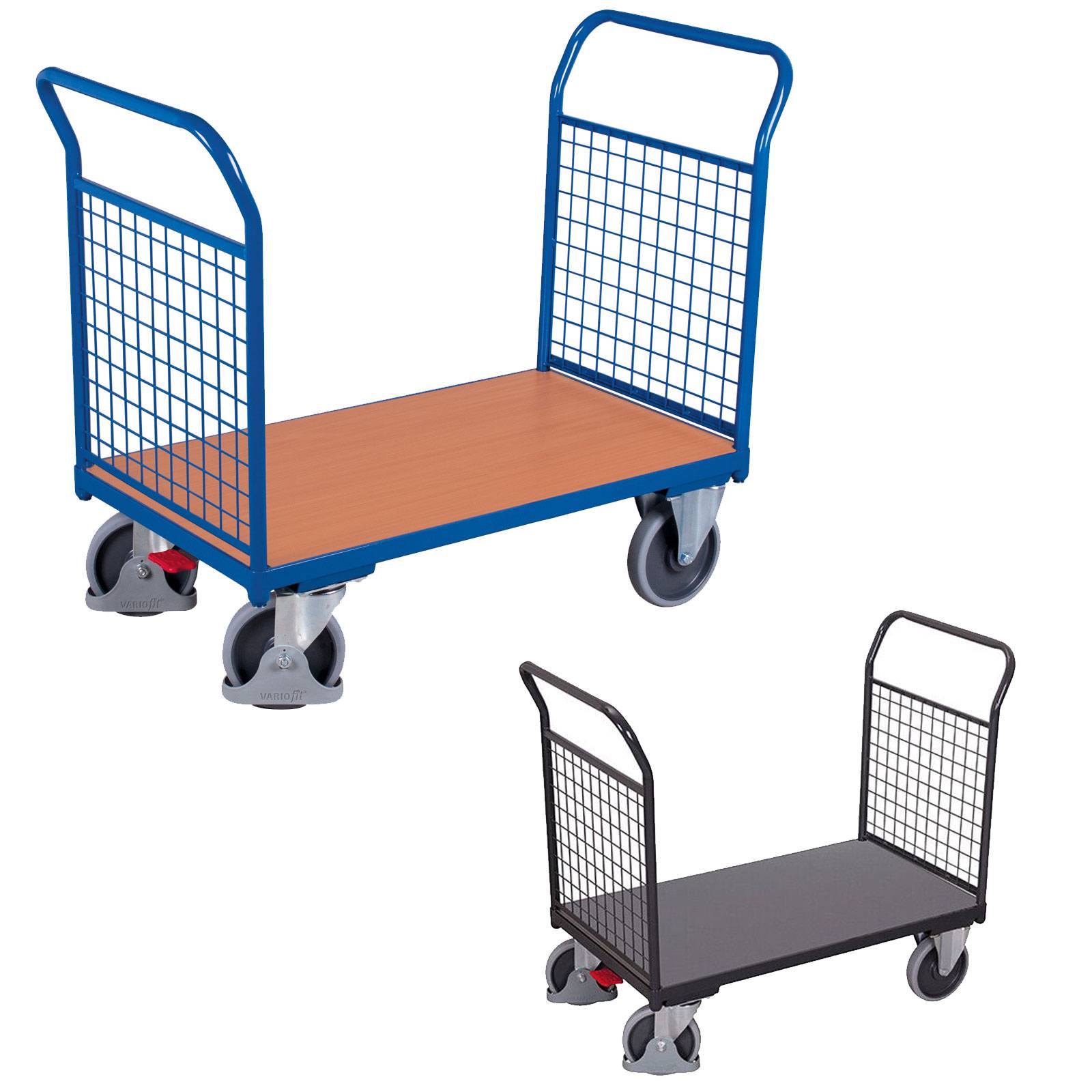 VARIOfit SW-700.201 Plattformwagen Feststeller Stahl pulverbeschichtet Traglast (max.): 500 kg-1