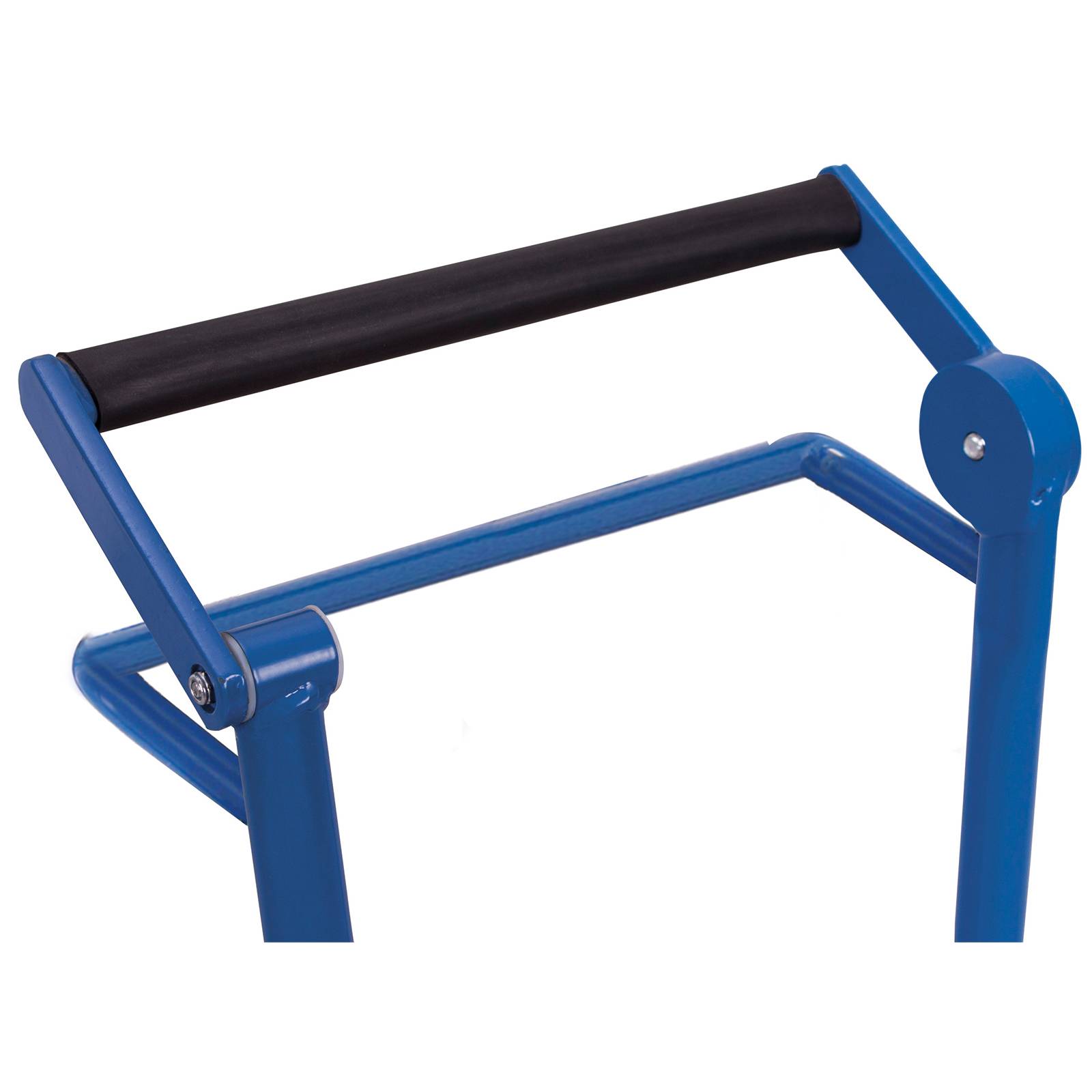VARIOfit Klappbügelwagen mit Totmannsbremse 150kg Tragkraft Enzianblau-3