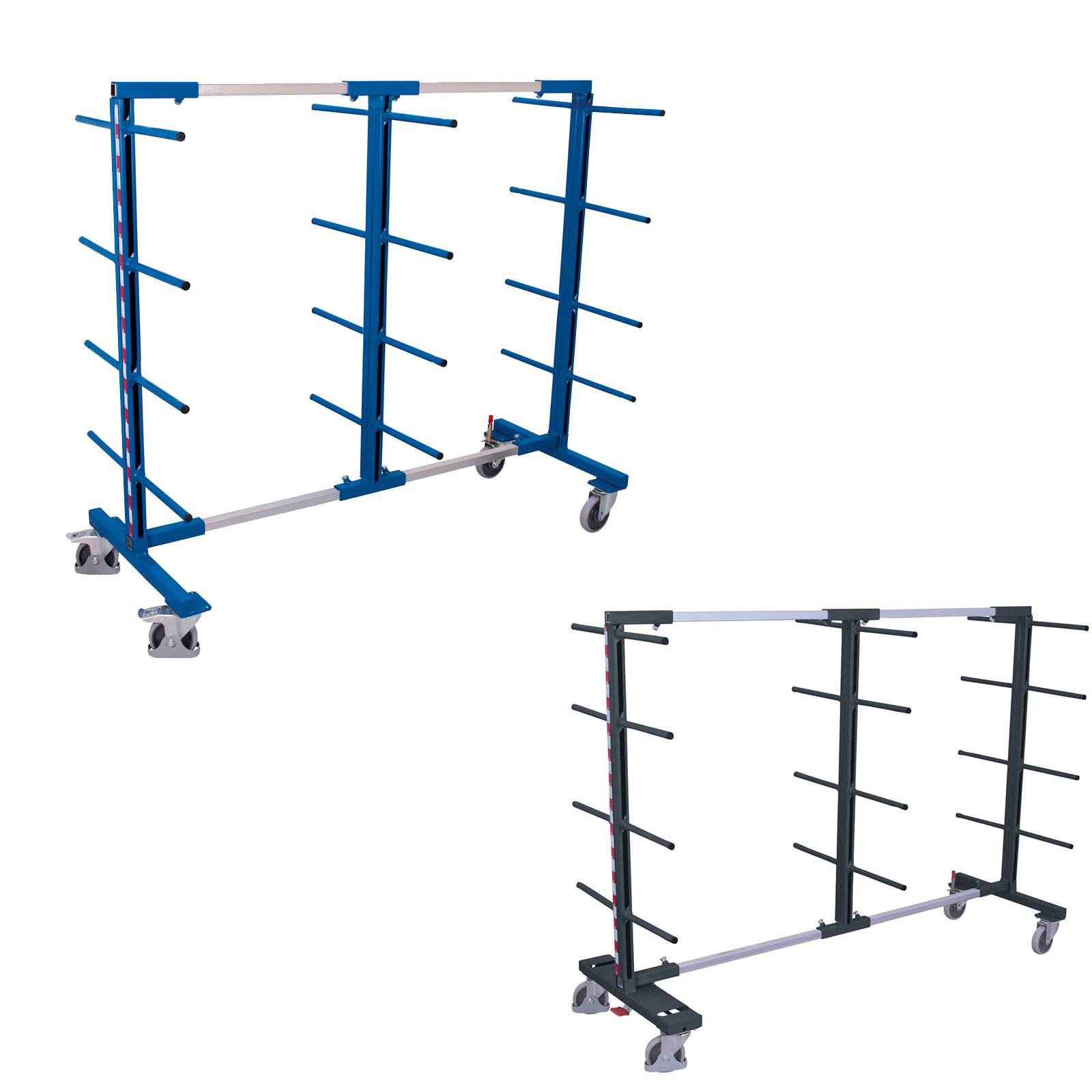 VARIOfit SW-310.007 Tragarmwagen Feststeller Stahl pulverbeschichtet Traglast (max.): 400 kg Bereifung=Vollgummi-2