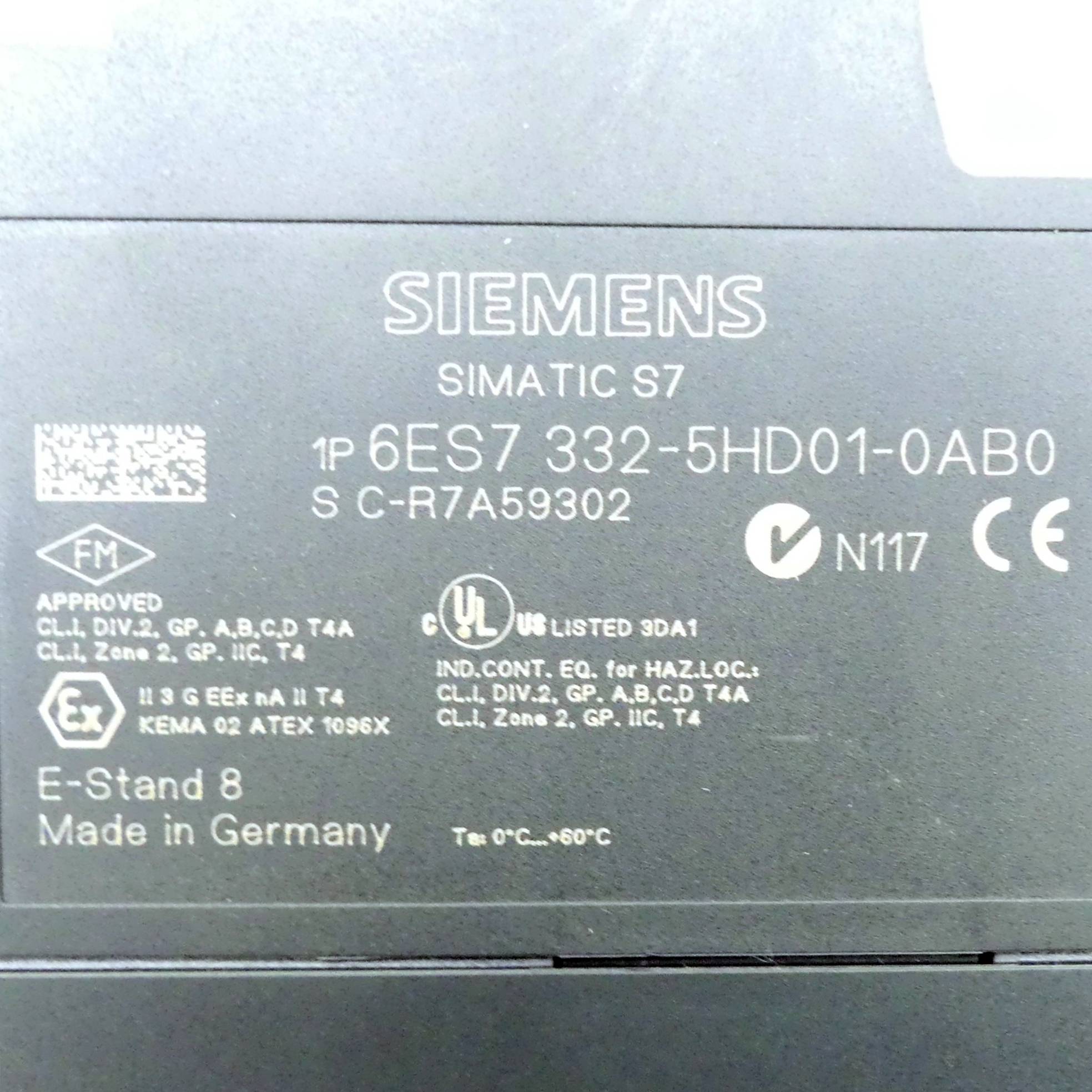 Siemens SIEMENS 6ES7332-5HD01-0AB0 SIEMENS 6ES7332-5HD01-0AB0 SIMATIC S7-300 ANALOGAUSGABE-1