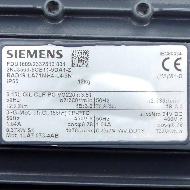 Siemens Getriebemotor (2KJ3500-5CE11-9DA1-Z)-1