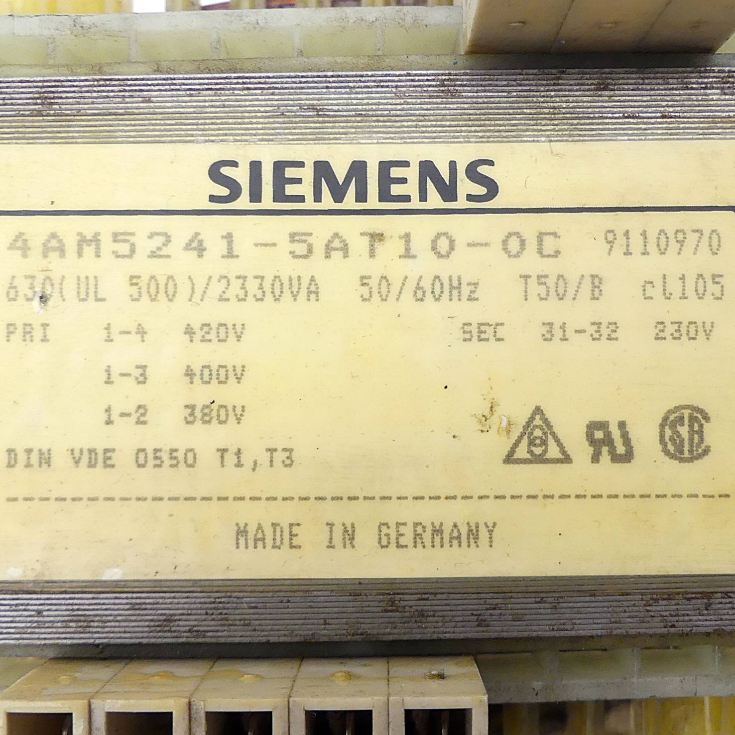 Siemens Transformator 4AM5241-5AT10-0C (4AM5241-5AT10-0C; 3110970)-1
