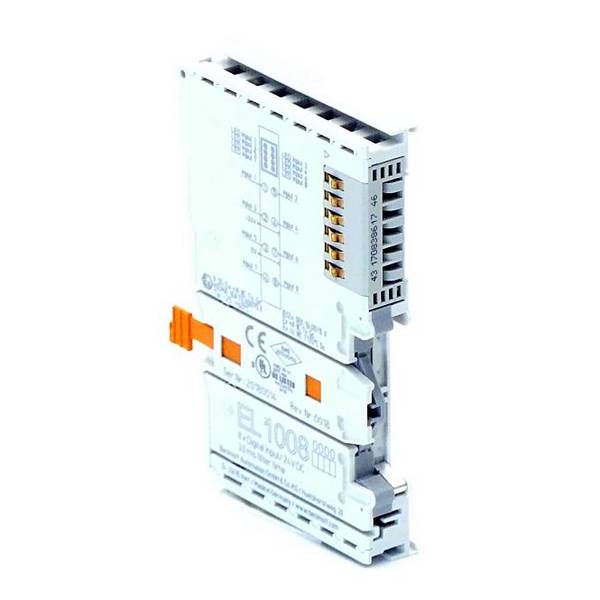 Beckhoff EL1008, EtherCAT-Klemme, 8-Kanal-Digital-Eingang, 24V DC, 3 ms