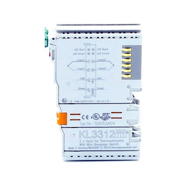 Beckhoff KL3312, Busklemme, 2-Kanal-Analog-Eingang, Temperatur, Thermoelement, 16 Bit-2