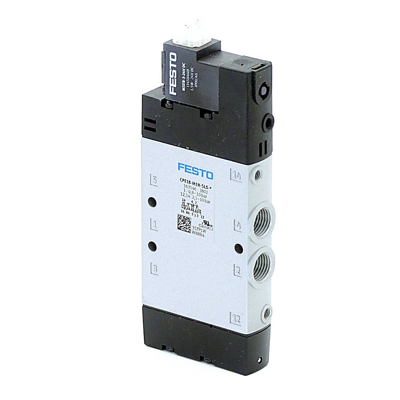 FESTO Magnetventil 163146 CPE18-M1H-5LS-1/4 G 1/4 Nennweite (Details) 8 mm 1 St.-1