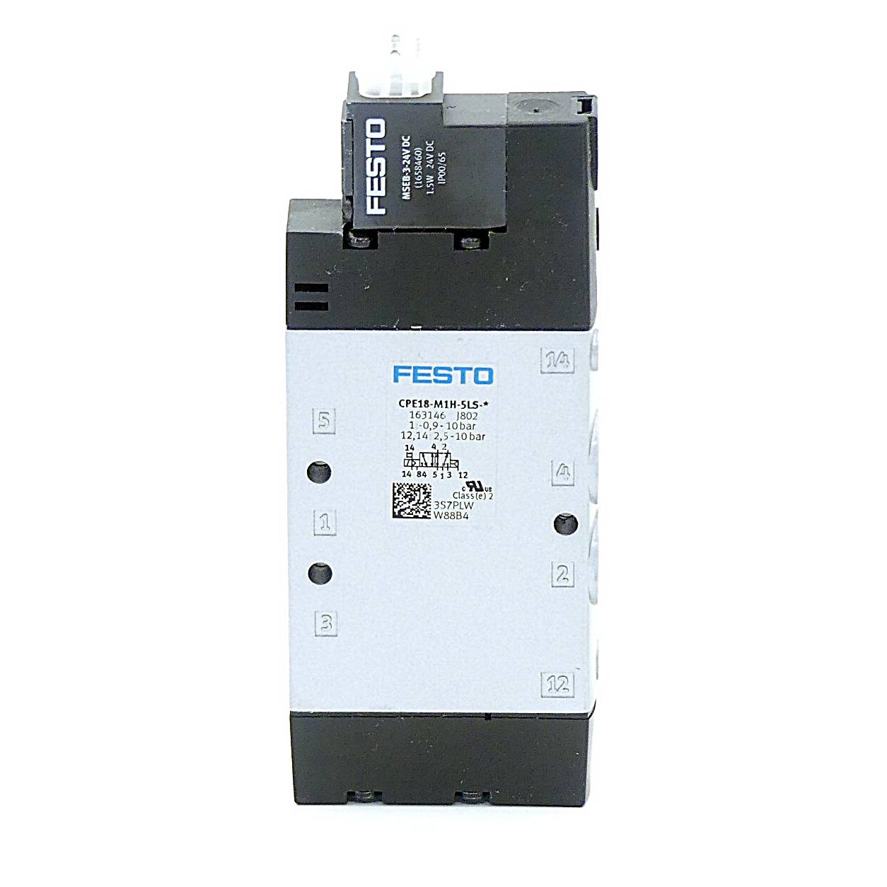 FESTO Magnetventil 163146 CPE18-M1H-5LS-1/4 G 1/4 Nennweite (Details) 8 mm 1 St.-3
