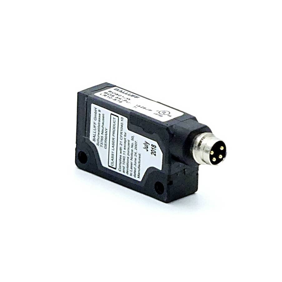 BALLUFF Lichttaster mit Hintergrundausblendung BOS01JW (BOS 5K-PU-LR10-S75)-0