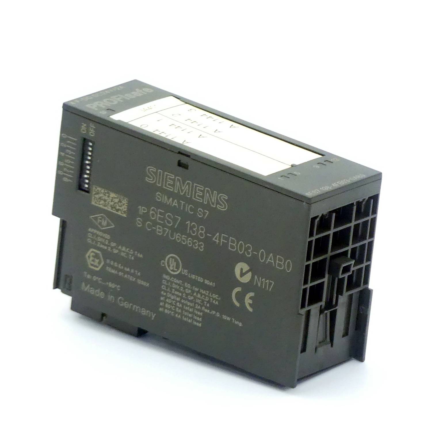 ***Ersatzteil*** SIMATIC DP, Elektronikmodul f. ET200S, 4 F-DO PROFIsafe, DC 24V/2A, 30mm Baubr., bis Kategorie 4 (EN-0