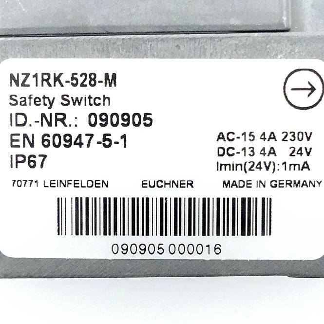 Euchner Sicherheitsschalter NZ1RK-528-M (090905)-1