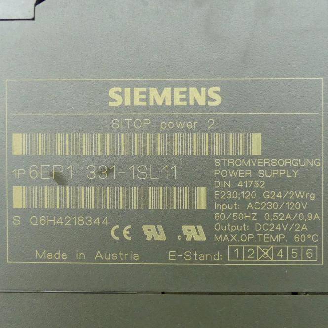 Siemens SITOP power 2 (6ER1331-1SL11)-1