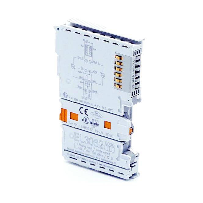 Beckhoff EL3062 EtherCAT-Klemme 2-Kanal-Analog-Eingang-0
