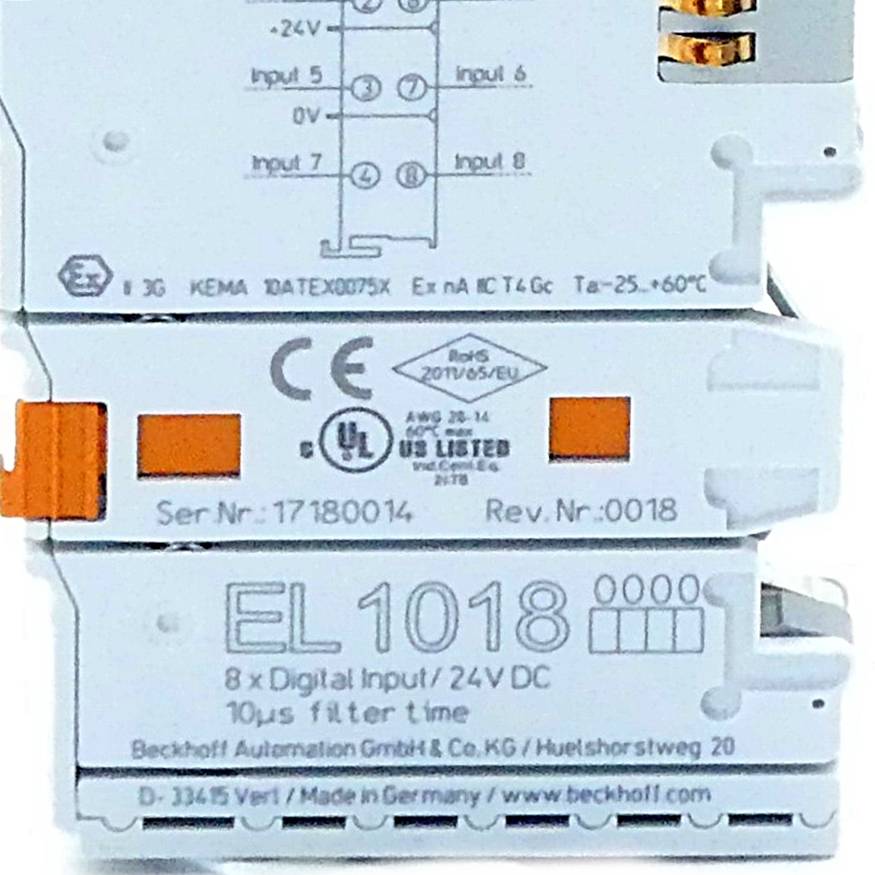 Beckhoff Digital-Eingangsklemme EL1018-1