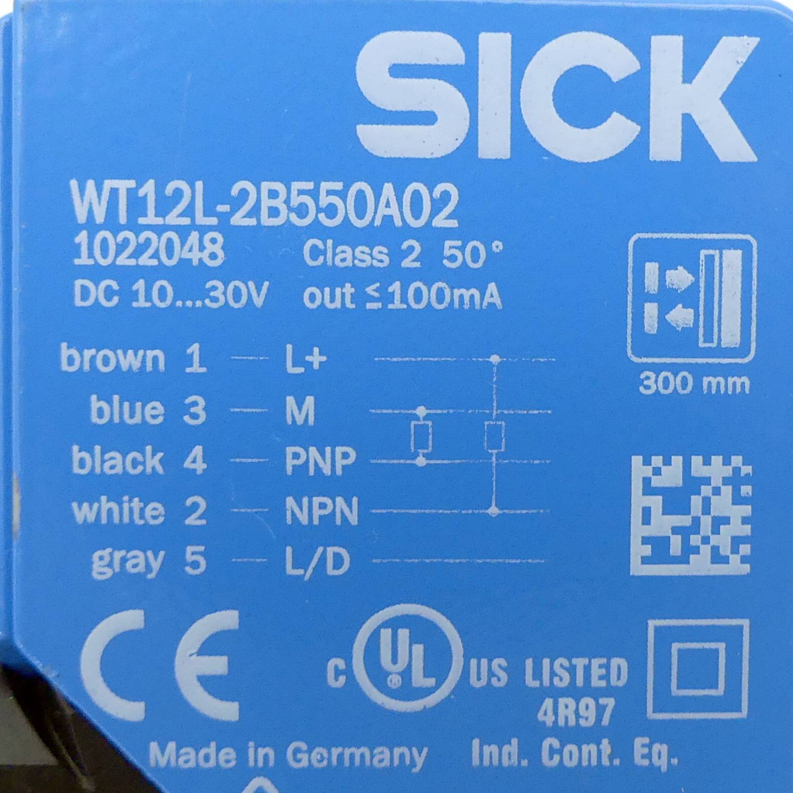 Sick Klein-Lichtschranke WT12L-2B550A02-1