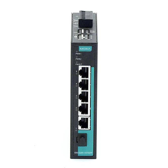 4-Ports-Ethernet-Switch (unmanaged) 10/100/1000BaseT (X) -Anschlüssen & 1 kombinierten 10/100/-4