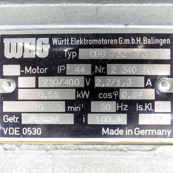 WEG Getriebemotor 0DG 732 T/732 (2340504)-1