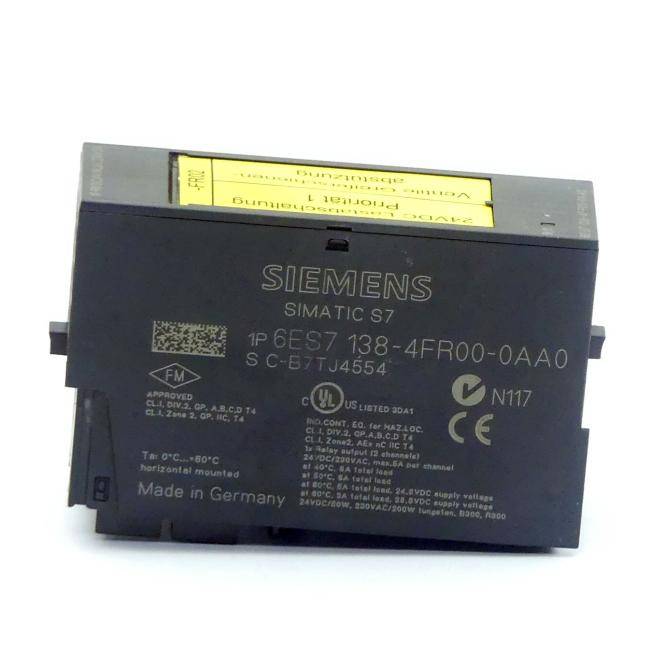 *** Ersatzteil *** SIMATIC DP, Elektronikmodul 1F-RO DC 24V/AC 24..230V/5A, f. ET200S, 30mm Baubr., 1 Relais-Ausgang (2S-3
